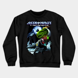 Astronaut T-Rex Detective Crewneck Sweatshirt